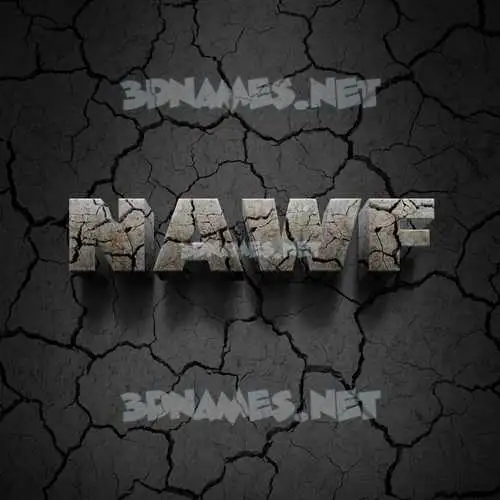 nawf in Cracked Stone style - 3D name wallpaper nawf in Cracked Stone style - 3D name wallpaper