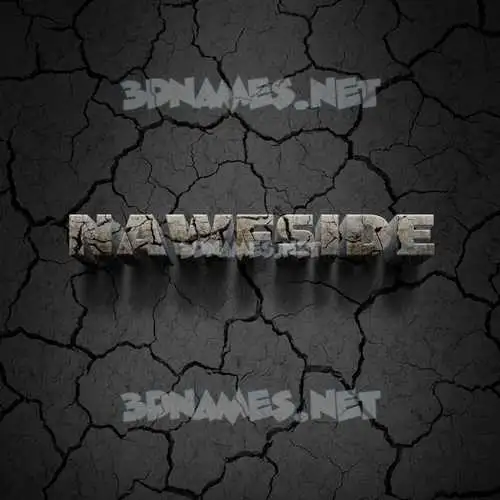 nawfside in Cracked Stone style - 3D name wallpaper nawfside in Cracked Stone style - 3D name wallpaper