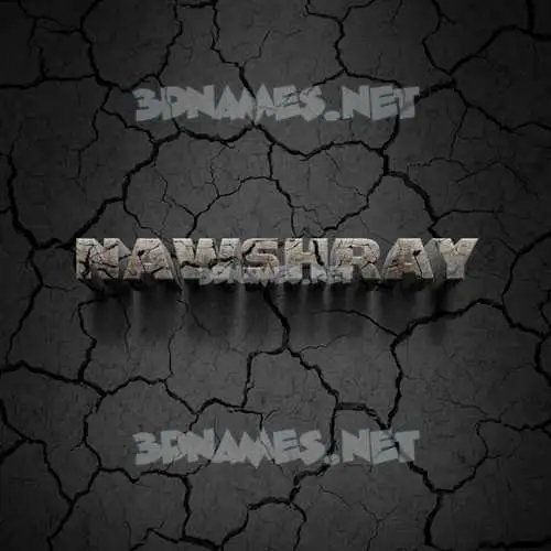 nawshray in Cracked Stone style - 3D name wallpaper nawshray in Cracked Stone style - 3D name wallpaper
