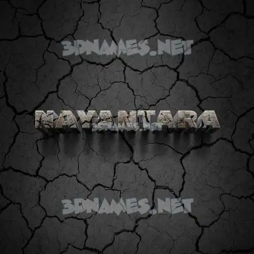 nayantara in Cracked Stone style - 3D name wallpaper nayantara in Cracked Stone style - 3D name wallpaper