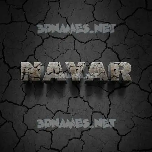 nayar in Cracked Stone style - 3D name wallpaper nayar in Cracked Stone style - 3D name wallpaper