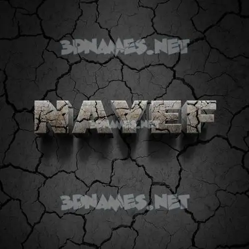 nayef in Cracked Stone style - 3D name wallpaper nayef in Cracked Stone style - 3D name wallpaper