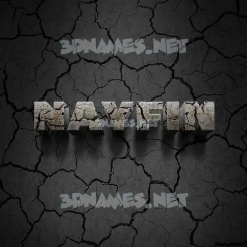 nayfin in Cracked Stone style - 3D name wallpaper nayfin in Cracked Stone style - 3D name wallpaper