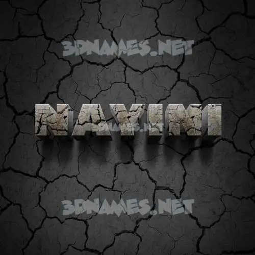 nayini in Cracked Stone style - 3D name wallpaper nayini in Cracked Stone style - 3D name wallpaper