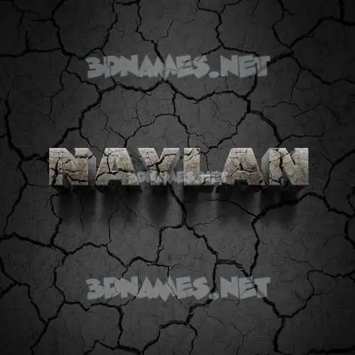 naylan in Cracked Stone style - 3D name wallpaper naylan in Cracked Stone style - 3D name wallpaper