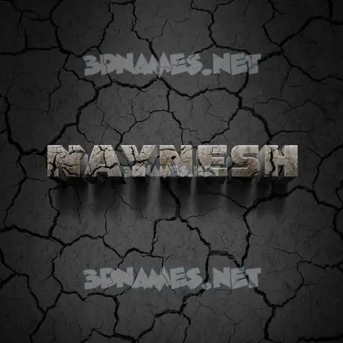 naynesh in Cracked Stone style - 3D name wallpaper naynesh in Cracked Stone style - 3D name wallpaper