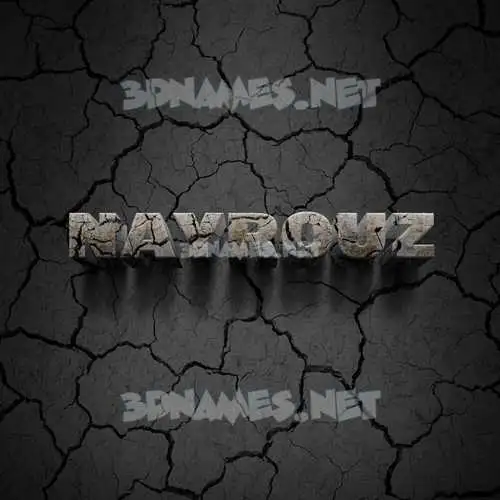 nayrouz in Cracked Stone style - 3D name wallpaper nayrouz in Cracked Stone style - 3D name wallpaper
