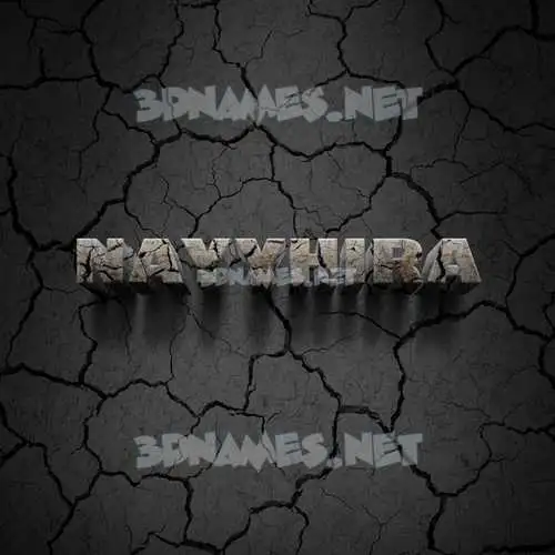 nayyhira in Cracked Stone style - 3D name wallpaper nayyhira in Cracked Stone style - 3D name wallpaper