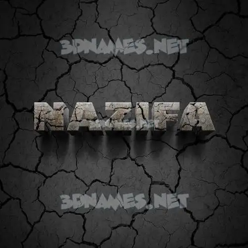 nazifa in Cracked Stone style - 3D name wallpaper nazifa in Cracked Stone style - 3D name wallpaper