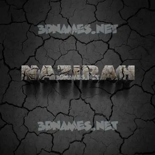 nazirah in Cracked Stone style - 3D name wallpaper nazirah in Cracked Stone style - 3D name wallpaper
