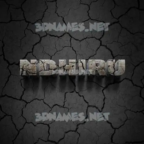 ndhiru in Cracked Stone style - 3D name wallpaper ndhiru in Cracked Stone style - 3D name wallpaper