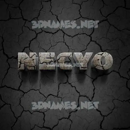 necyo in Cracked Stone style - 3D name wallpaper necyo in Cracked Stone style - 3D name wallpaper