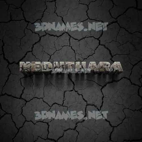 neduthara in Cracked Stone style - 3D name wallpaper neduthara in Cracked Stone style - 3D name wallpaper