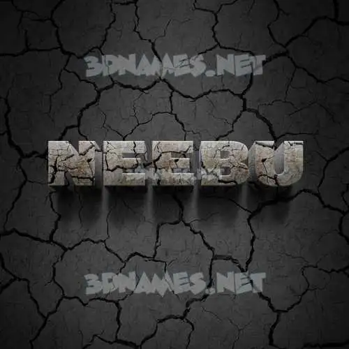 neebu in Cracked Stone style - 3D name wallpaper neebu in Cracked Stone style - 3D name wallpaper