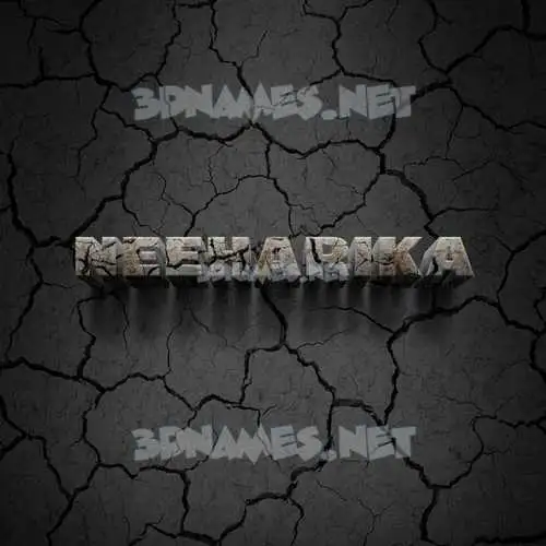 neeharika in Cracked Stone style - 3D name wallpaper neeharika in Cracked Stone style - 3D name wallpaper