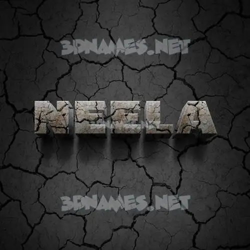 neela in Cracked Stone style - 3D name wallpaper neela in Cracked Stone style - 3D name wallpaper