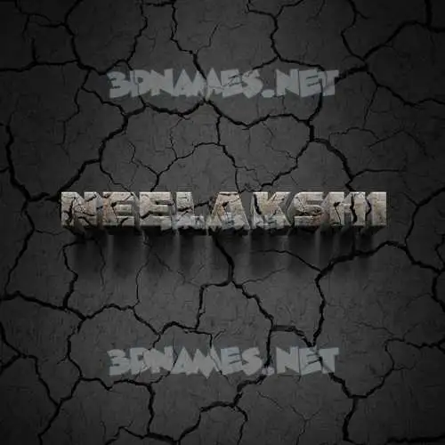 neelakshi in Cracked Stone style - 3D name wallpaper neelakshi in Cracked Stone style - 3D name wallpaper