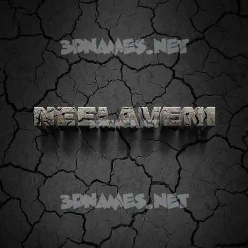 neelaveni in Cracked Stone style - 3D name wallpaper neelaveni in Cracked Stone style - 3D name wallpaper
