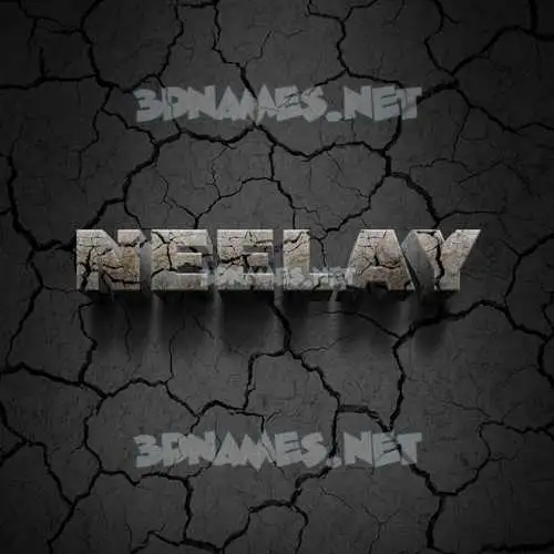 neelay in Cracked Stone style - 3D name wallpaper neelay in Cracked Stone style - 3D name wallpaper
