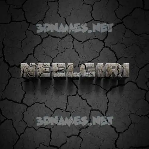 neelgiri in Cracked Stone style - 3D name wallpaper neelgiri in Cracked Stone style - 3D name wallpaper