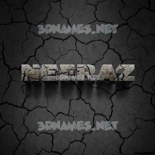 neeraz in Cracked Stone style - 3D name wallpaper neeraz in Cracked Stone style - 3D name wallpaper