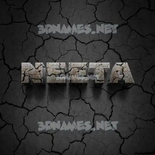 neeta in Cracked Stone style - 3D name wallpaper neeta in Cracked Stone style - 3D name wallpaper