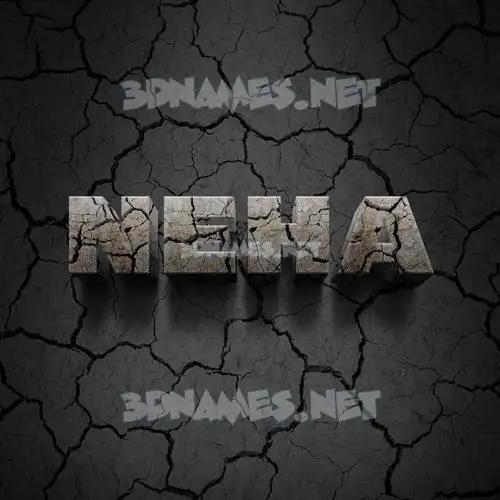 neha in Cracked Stone style - 3D name wallpaper neha in Cracked Stone style - 3D name wallpaper