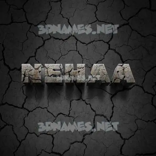 nehaa in Cracked Stone style - 3D name wallpaper nehaa in Cracked Stone style - 3D name wallpaper