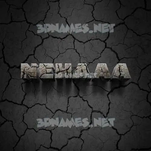 nehaaa in Cracked Stone style - 3D name wallpaper nehaaa in Cracked Stone style - 3D name wallpaper