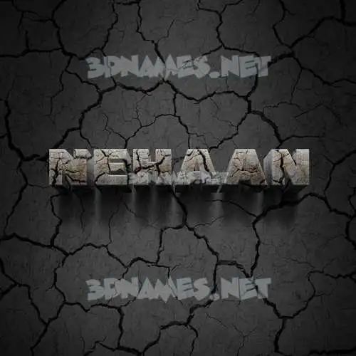 nehaan in Cracked Stone style - 3D name wallpaper nehaan in Cracked Stone style - 3D name wallpaper