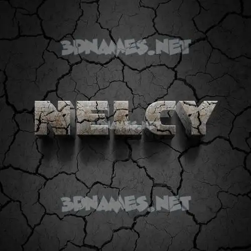 nelcy in Cracked Stone style - 3D name wallpaper nelcy in Cracked Stone style - 3D name wallpaper