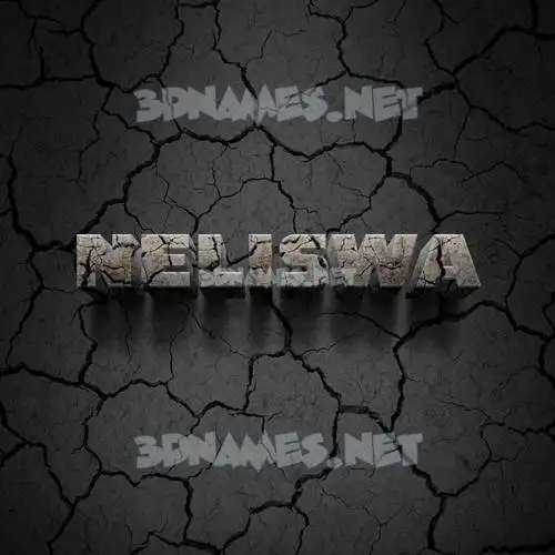 neliswa in Cracked Stone style - 3D name wallpaper neliswa in Cracked Stone style - 3D name wallpaper