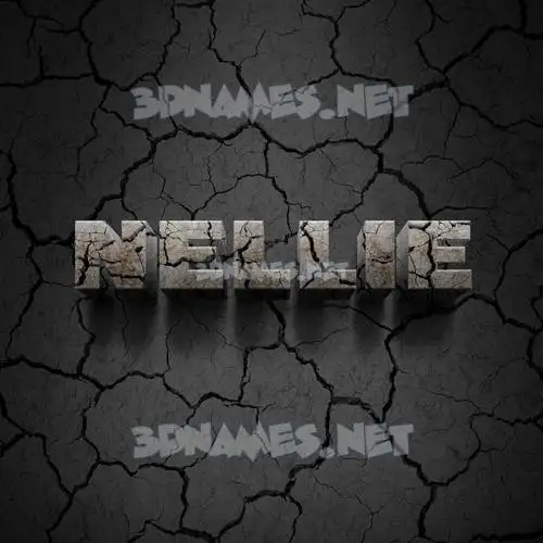 nellie in Cracked Stone style - 3D name wallpaper nellie in Cracked Stone style - 3D name wallpaper
