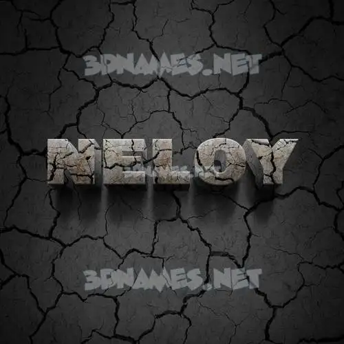 neloy in Cracked Stone style - 3D name wallpaper neloy in Cracked Stone style - 3D name wallpaper