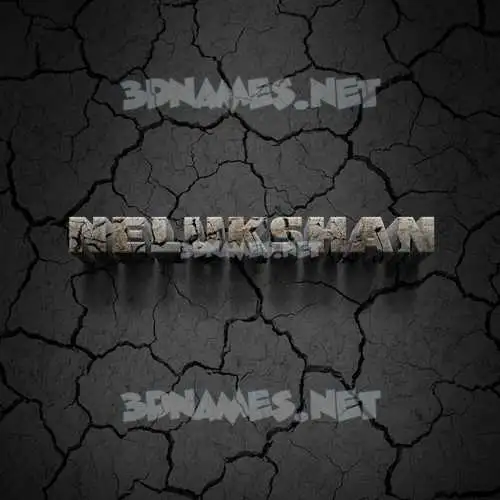 nelukshan in Cracked Stone style - 3D name wallpaper nelukshan in Cracked Stone style - 3D name wallpaper