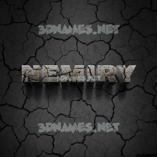nemiry in Cracked Stone style - 3D name wallpaper nemiry in Cracked Stone style - 3D name wallpaper