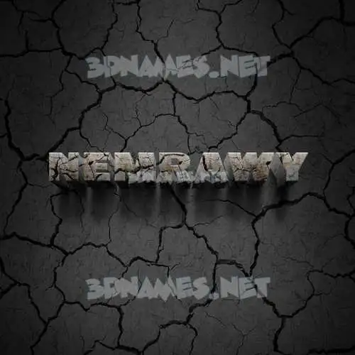 nemrawy in Cracked Stone style - 3D name wallpaper nemrawy in Cracked Stone style - 3D name wallpaper