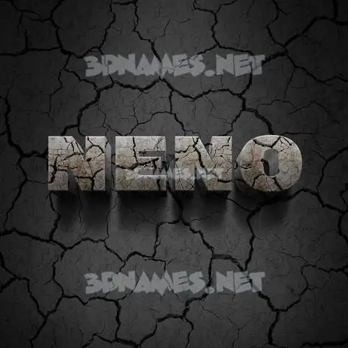 neno in Cracked Stone style - 3D name wallpaper neno in Cracked Stone style - 3D name wallpaper