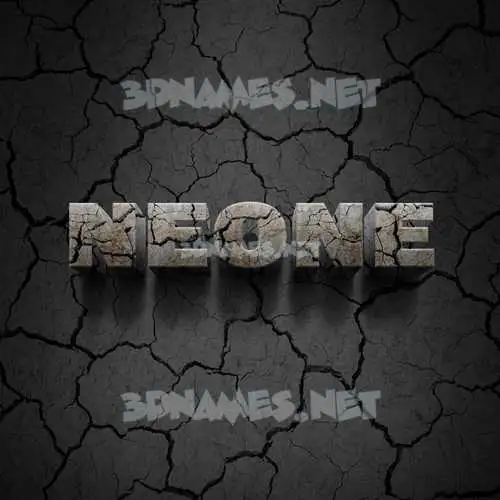 neone in Cracked Stone style - 3D name wallpaper neone in Cracked Stone style - 3D name wallpaper