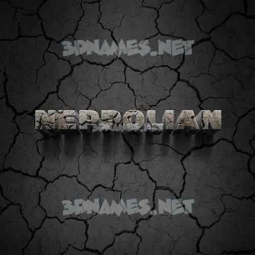 neppolian in Cracked Stone style - 3D name wallpaper neppolian in Cracked Stone style - 3D name wallpaper