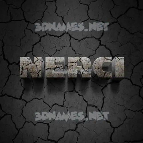 nerci in Cracked Stone style - 3D name wallpaper nerci in Cracked Stone style - 3D name wallpaper