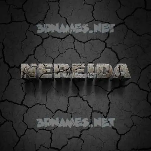 nereida in Cracked Stone style - 3D name wallpaper nereida in Cracked Stone style - 3D name wallpaper