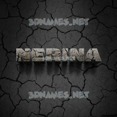 nerina in Cracked Stone style - 3D name wallpaper nerina in Cracked Stone style - 3D name wallpaper