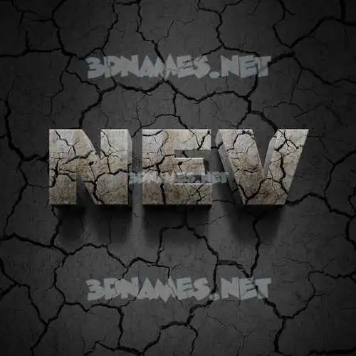 nev in Cracked Stone style - 3D name wallpaper nev in Cracked Stone style - 3D name wallpaper