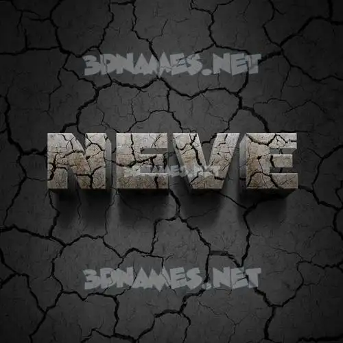 neve in Cracked Stone style - 3D name wallpaper neve in Cracked Stone style - 3D name wallpaper