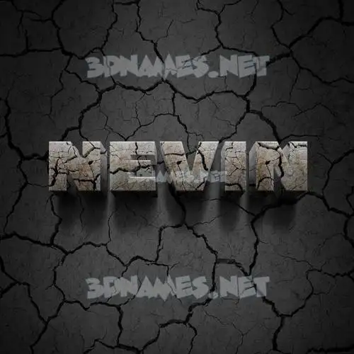 nevin in Cracked Stone style - 3D name wallpaper nevin in Cracked Stone style - 3D name wallpaper