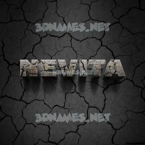 nevita in Cracked Stone style - 3D name wallpaper nevita in Cracked Stone style - 3D name wallpaper