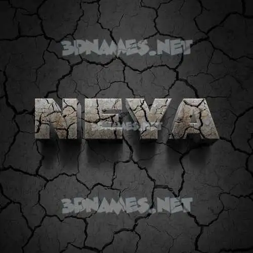 neya in Cracked Stone style - 3D name wallpaper neya in Cracked Stone style - 3D name wallpaper