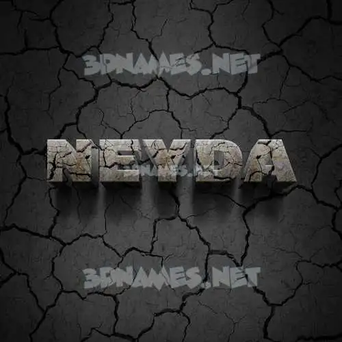 neyda in Cracked Stone style - 3D name wallpaper neyda in Cracked Stone style - 3D name wallpaper