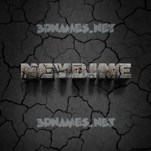 neydine in Cracked Stone style - 3D name wallpaper neydine in Cracked Stone style - 3D name wallpaper